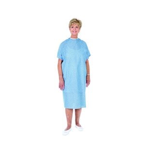 Patient Gown C:Blue