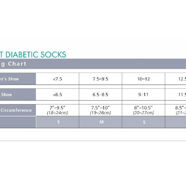 SIGVARIS Women's Eversoft Diabetic Sock Calf 8-15mmHg