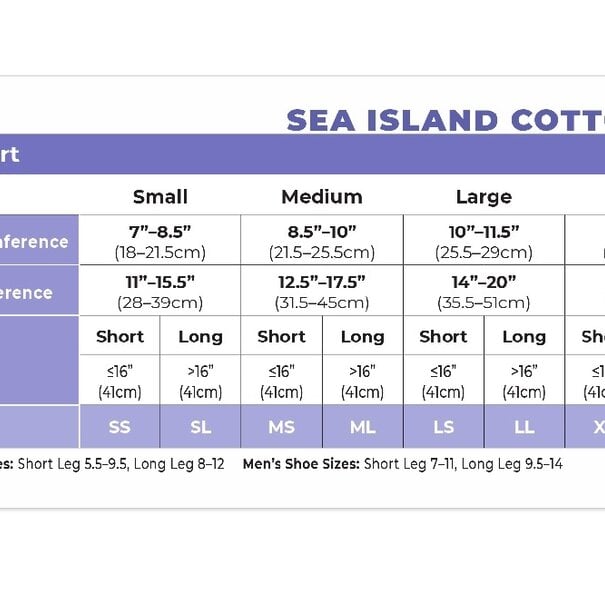 SIGVARIS Men's Style Sea Island Cotton Calf 20-30mmHg