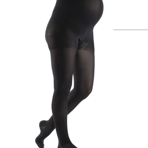SIGVARIS Women's Style Soft Opaque Maternity-Black 20-30mmHg
