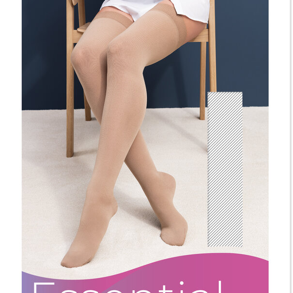 SIGVARIS Women's Essential Cotton Thigh-High 30-40mmHg