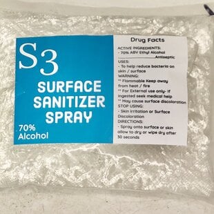 S3 Liquid - 1 Liter (Surface Sanitizer Spray)