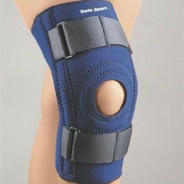 Safe-T-Sport Knee Support Stabilizing Ped Pkg Navy  Ped/LG