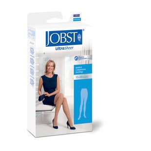 Jobst Ultrasheer Waist 15-20 mmHg Closed Toe Natural