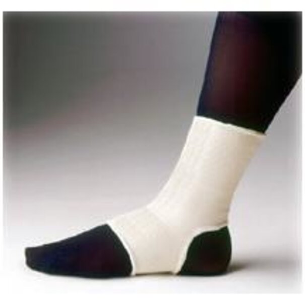 Elastic Pullover Ankle Support Large White