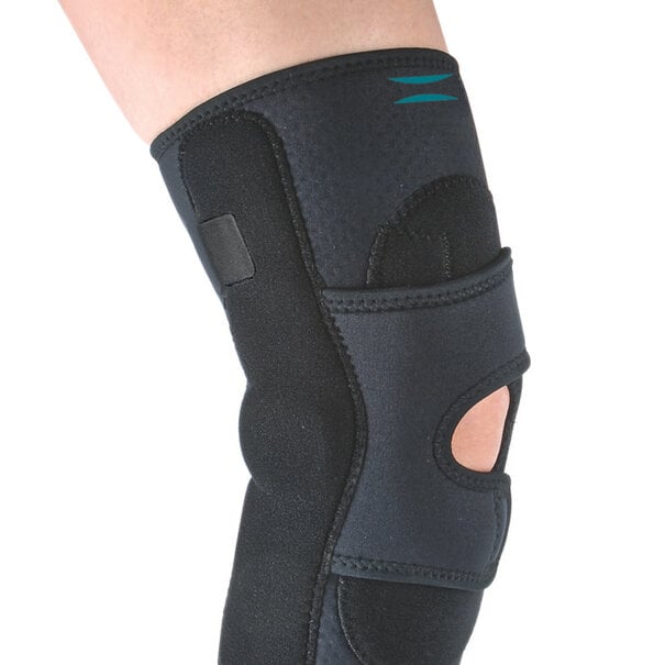 Hinged Lateral J Stabilizer - Open Popliteal w/Condyle Pads