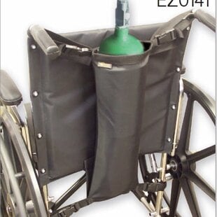Ez-Accessories® Wheelchair Oxygen Carrier - Single Tank