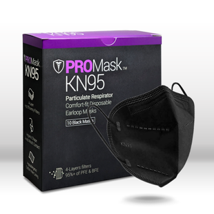 KN95 Mask -  10 Pack  (Black)