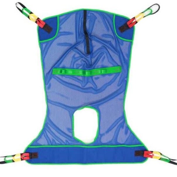 Patient Lift Sling - Mesh - w/ Commode Opening