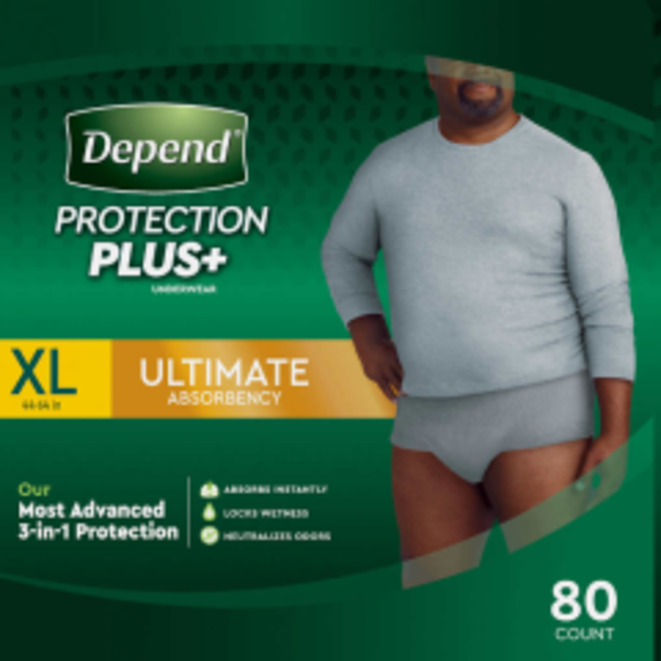 Depend Protection Plus+ Men
