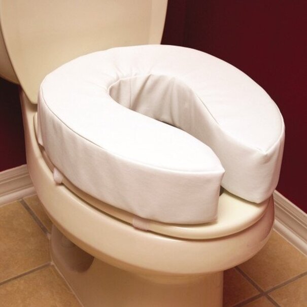 4" Padded Toilet Seat Cushion
