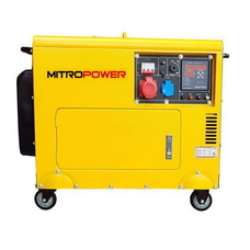 Mitropower PM7000TD3 - 155 kg - 5.7  kVA - 67 dB - Groupe électrogène