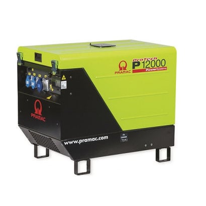 Pramac P12000 Groupe Électrogène 11.9 kVA Essence 230V avec AVR et Prise CONN PRAMAC